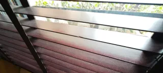 Cortinas de láminas de madera