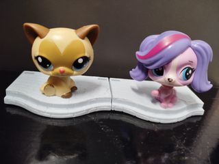 Lote 2 figuras Littlest Pet Shop