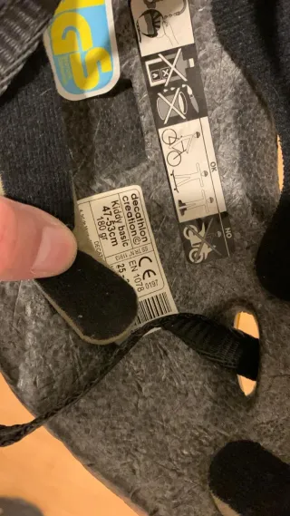 Casco infantil amarillo 48-53cm