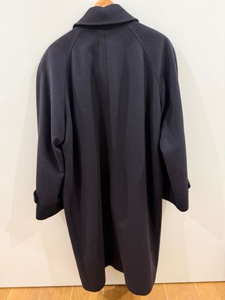 Abrigo largo lana y cashmere italiano