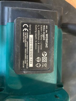 Rozadora Eléctrica Vonroc WC501AC