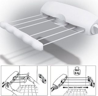 Gimi - Tendedero Rotor 4, Color Blanco