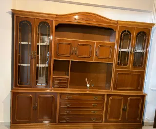 Mueble de salón vintage 2 cuerpos