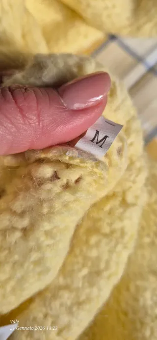 Maglione Donna Lana e Alpaca Giallo M