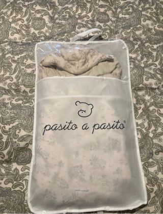 Saco Capucha Toile de Jouy Cream