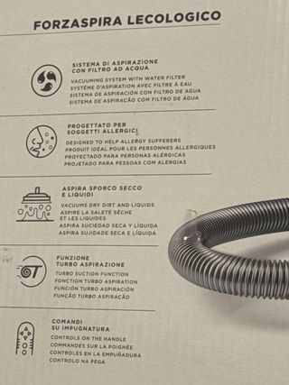 Aspirador Polti Forzaspira Lecologico Aqua Allergy