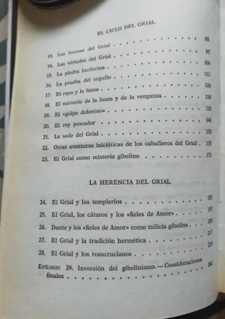 1* edición. El misterio del Grial. Julius Evola.
