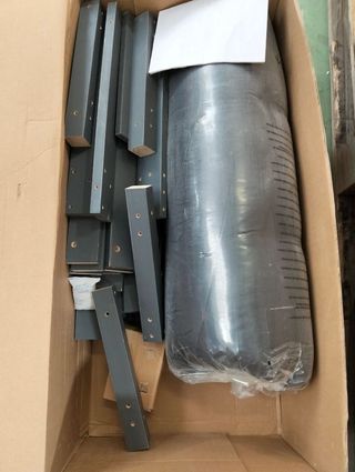 vidaXL Sofá esquinero con cojines