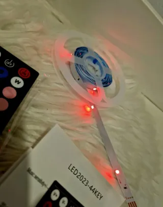 Fita LED RGB 5 metros com controlo remoto