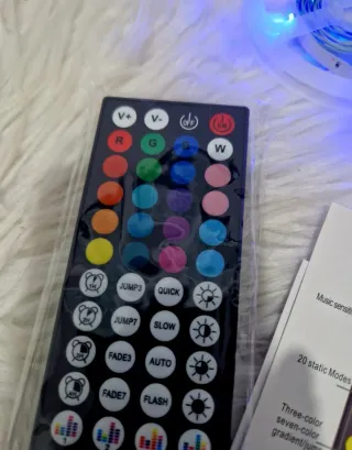 Fita LED RGB 5 metros com controlo remoto