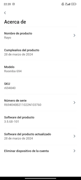 Robot Aspirador iRobot Roomba