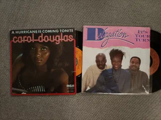 Lote 6 singles vinilo funk soul R&B