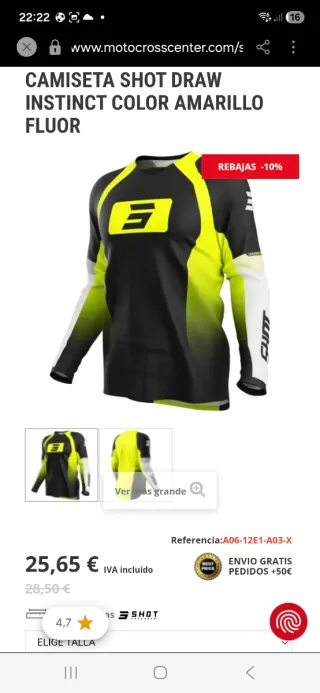 Camiseta Motocross Enduro