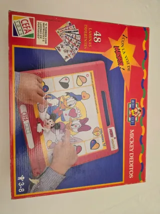 Pizarra Mágica Mickey Deditos Cefa Toys 1997