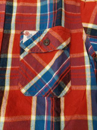 Camisa Franklin Marshall M Xadrez Vermelho/Azul