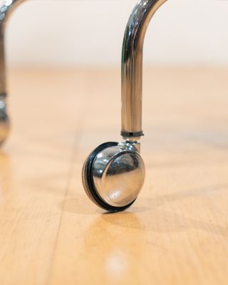 Mesa Carrito Camarera Cromado Metacrilato Años 70