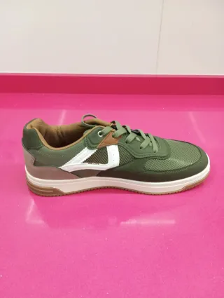 Zapatillas NYC Hombre Verde y Blanco