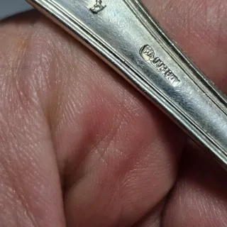 Cubiertos antiguos de Plata