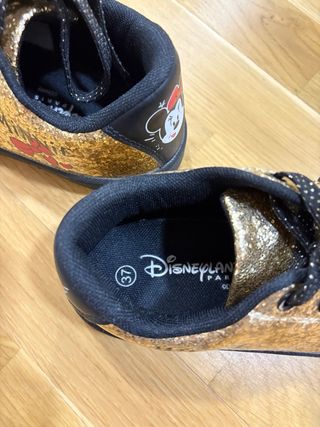 Zapatillas Disney Minnie Doradas