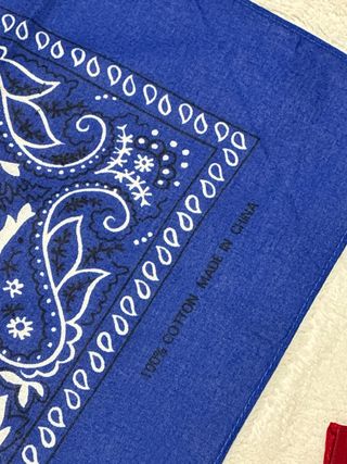 Lote 4 pañuelos bandana 100% algodón