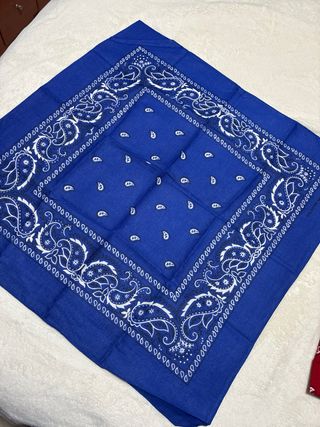 Lote 4 pañuelos bandana 100% algodón