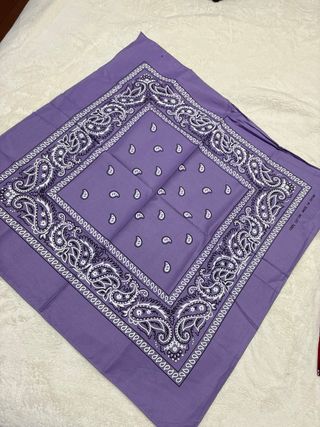 Lote 4 pañuelos bandana 100% algodón