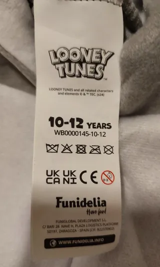 Disfraz Bugs Bunny 10-12 años