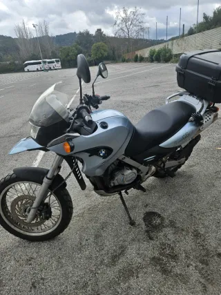BMW F 650 GS Azul Plata