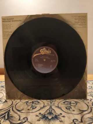 TED NUGENT WEEKEND WARRIOS VINILO 1979 ESPAÑA