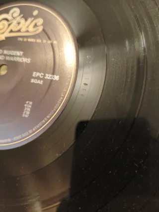 TED NUGENT WEEKEND WARRIOS VINILO 1979 ESPAÑA