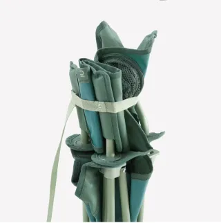 Silla de camping plegable verde Decathlon