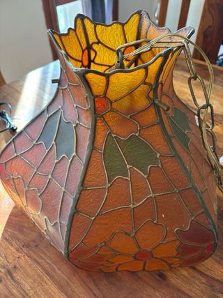 Lámpara colgante cristal tipo Tiffany