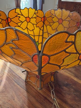 Lámpara colgante cristal tipo Tiffany