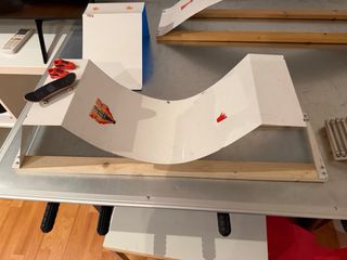 Circuito de skate park para fingerboard