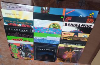 Lote 25 Vinilos Maxi - Techno, Trance, Dance