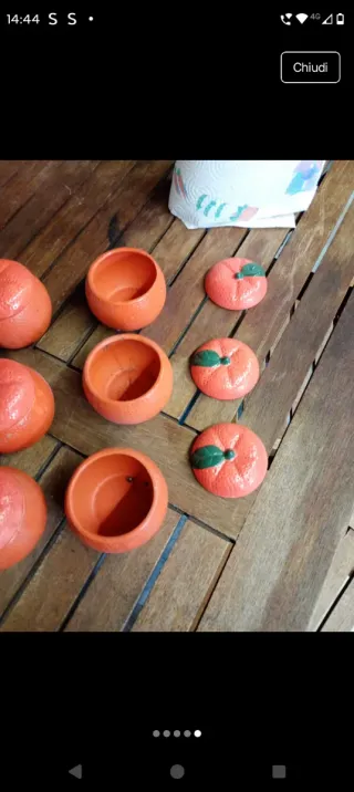 Set 6 Portacandele porta piantine o altro Ceramica