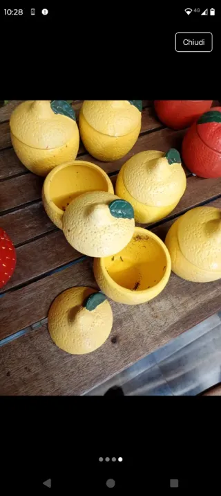 Set 6 Portacandele porta piantine o altro Ceramica