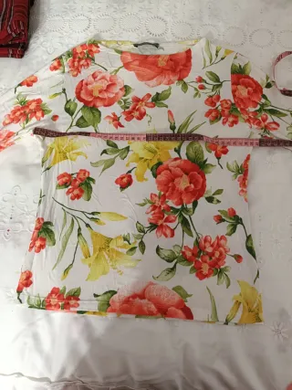 Blusa Roberto Verino floral
