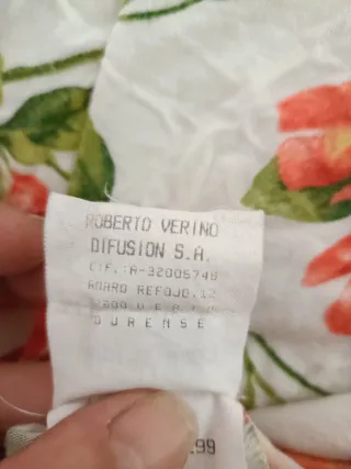 Blusa Roberto Verino floral