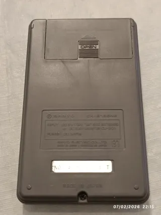 Calculadora Sanyo CX-8136NE Vintage (1978)