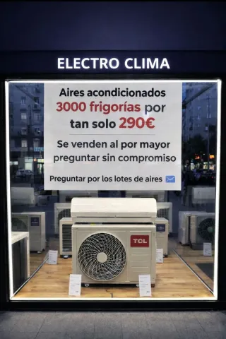 Aires Acondicionados TCL 3000 Frigorías