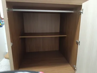 Litera con armario madera