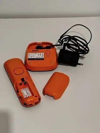 Teléfono Inalámbrico Alcatel Negro/Naranja