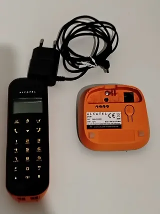 Teléfono Inalámbrico Alcatel Negro/Naranja