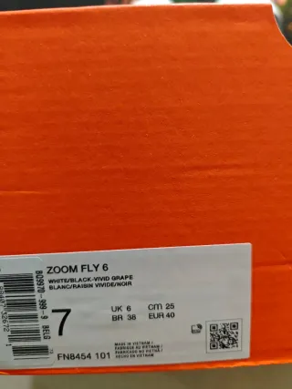 Nike Zoom Fly 6, Diseño unixes