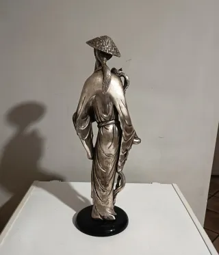 Scultura Saggio Orientale - Fieri - H 50 cm