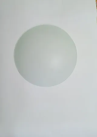 Plafón redondo marrón y dorado