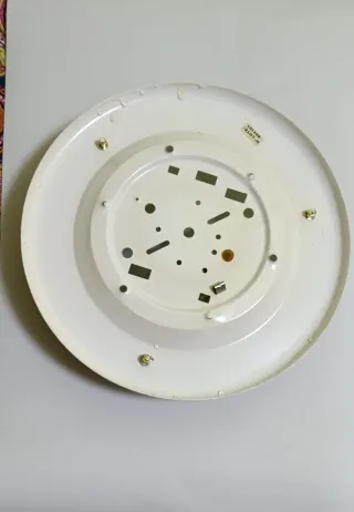 Plafón redondo marrón y dorado