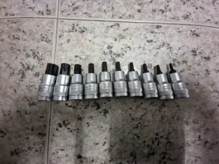 Juego Bocas Torx  T 20 - T 70