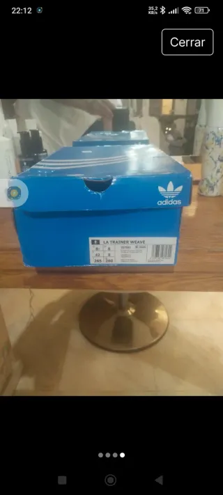 Adidas LA Trainer Cuero Blanco